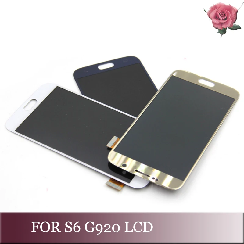 ЖК дисплей для Samsung galaxy S6 G920 сенсорный экран дигитайзер G920i G920P G920f G920V G920A G920W8