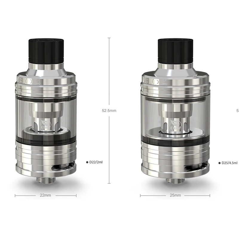 Kopen Originele Eleaf Melo 4 Verstuiver 2ml D22   4.5ml D25 Tank Met EC2 Coil Head 0.3ohmFit Eleaf IKuun I80 iKuun I200 MOD Vape Tank