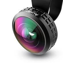 AUKEY Original 0.2X Super Wide Angle Optic Pro Lens 238 degree High Clarity Cell Phone Camera Lens Kit for iPhone , Xiaomi Lens