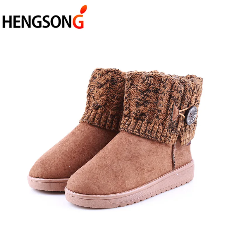 

Female Women Snow Boots Slim Winter Boots Fashion Ankle Boots For Female Flat Botas Women Winter Warm Shoes DP930307