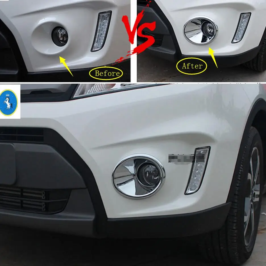 Автоаксессуары Yimaautotrims передняя фара противотуманная рамка накладка ABS хром