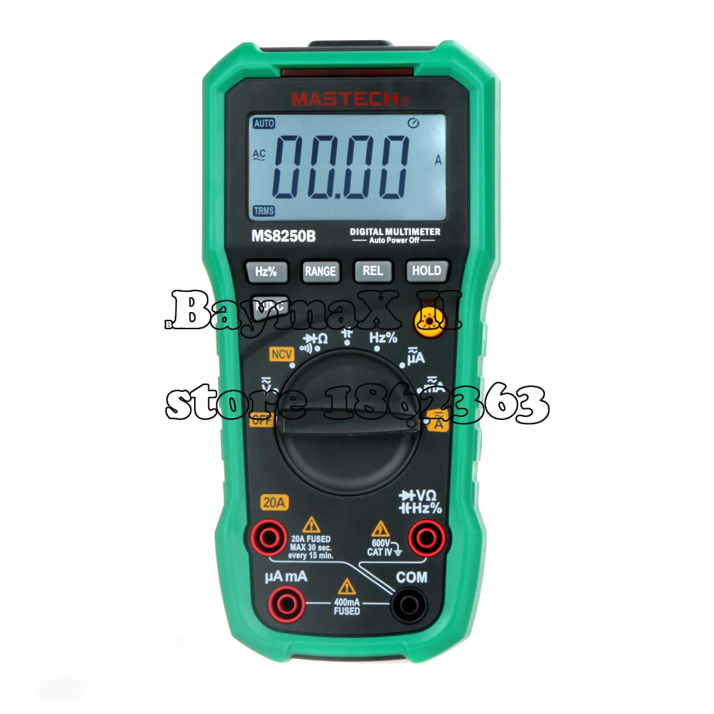 Mastech Ms8250b Backlit Digital Multimeter Usb Data Transfer Noncontact Voltage Meter