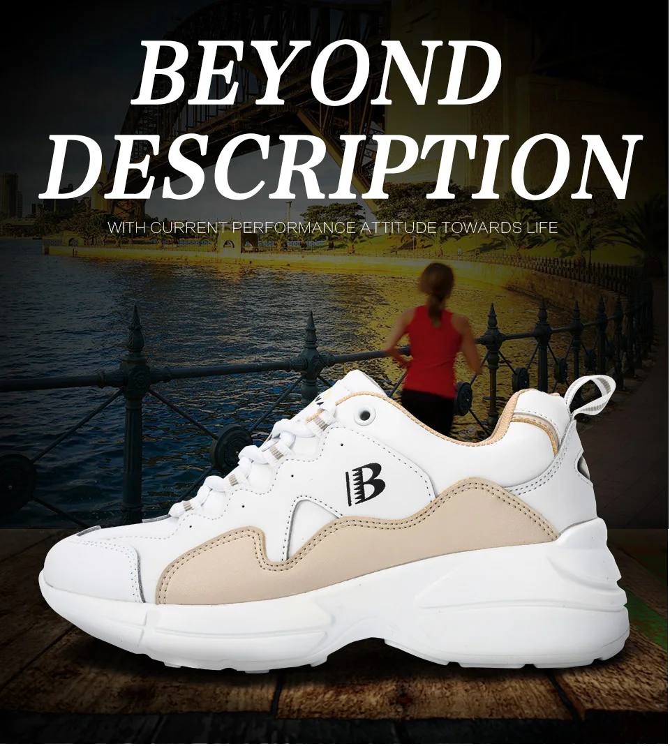 BONA New Fashion Style Platform Sneakers Ladies Brand Chunky Causal Shoes Woman Leather Leisure Shoes Chaussure Femme Comfy