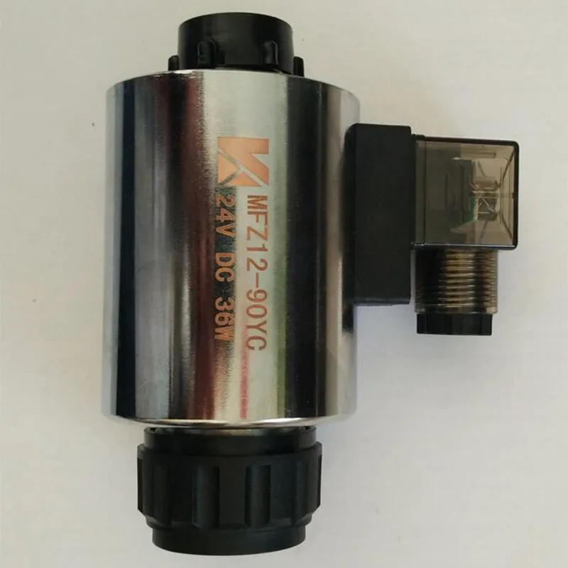 Медное гидравлическое ядро соленоидная катушка Электромагнит MFB12-90YC MFZ12-90YC внутреннее отверстие 31,5 мм длина 75 мм