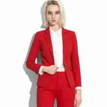 fashion Pants suit Women suit fashion temperament noble quality two-piece white-collar clothing jacket + pants woman suit