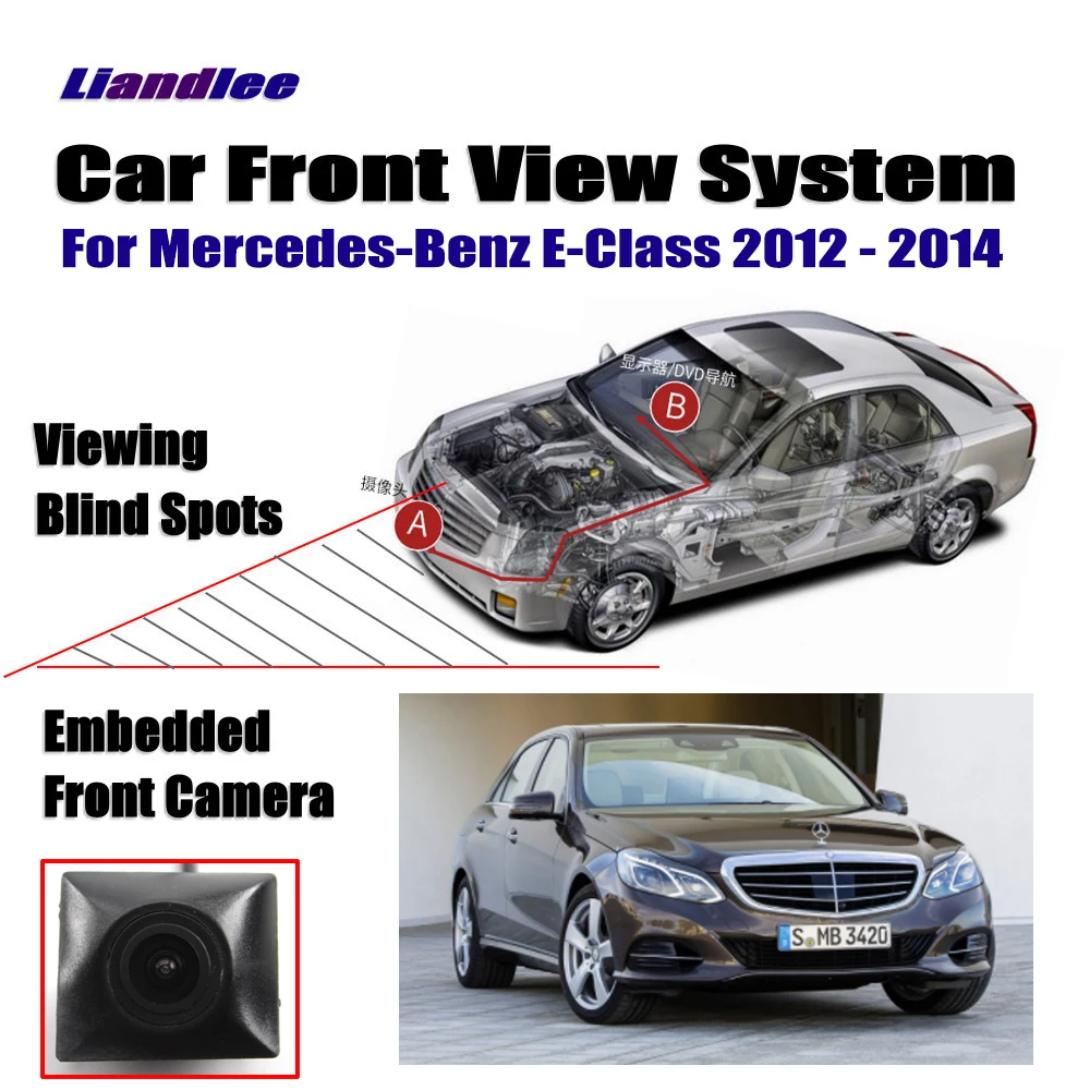 Автомобильная Камера Переднего Вида для Mercedes Benz E-Class 2012 2013 2014 не заднего вида