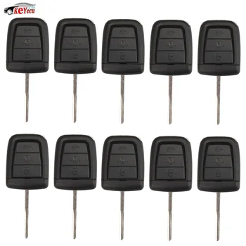 

KEYECU 10 Pcs/lot New Replacement Uncut Remote Car Key Shell Case Fob 3+1 Button for Chevrolet Holden Commodore Aveo