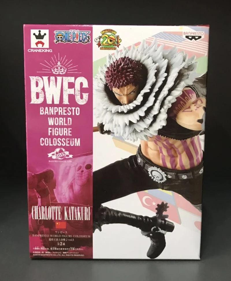 Японское аниме "ONE PIECE" Banpresto WORLD FIGURE Колизей Tenkaichi Budoukai BWFC 2 vol.5 Коллекционная Фигурка-Charlotte Katakuri