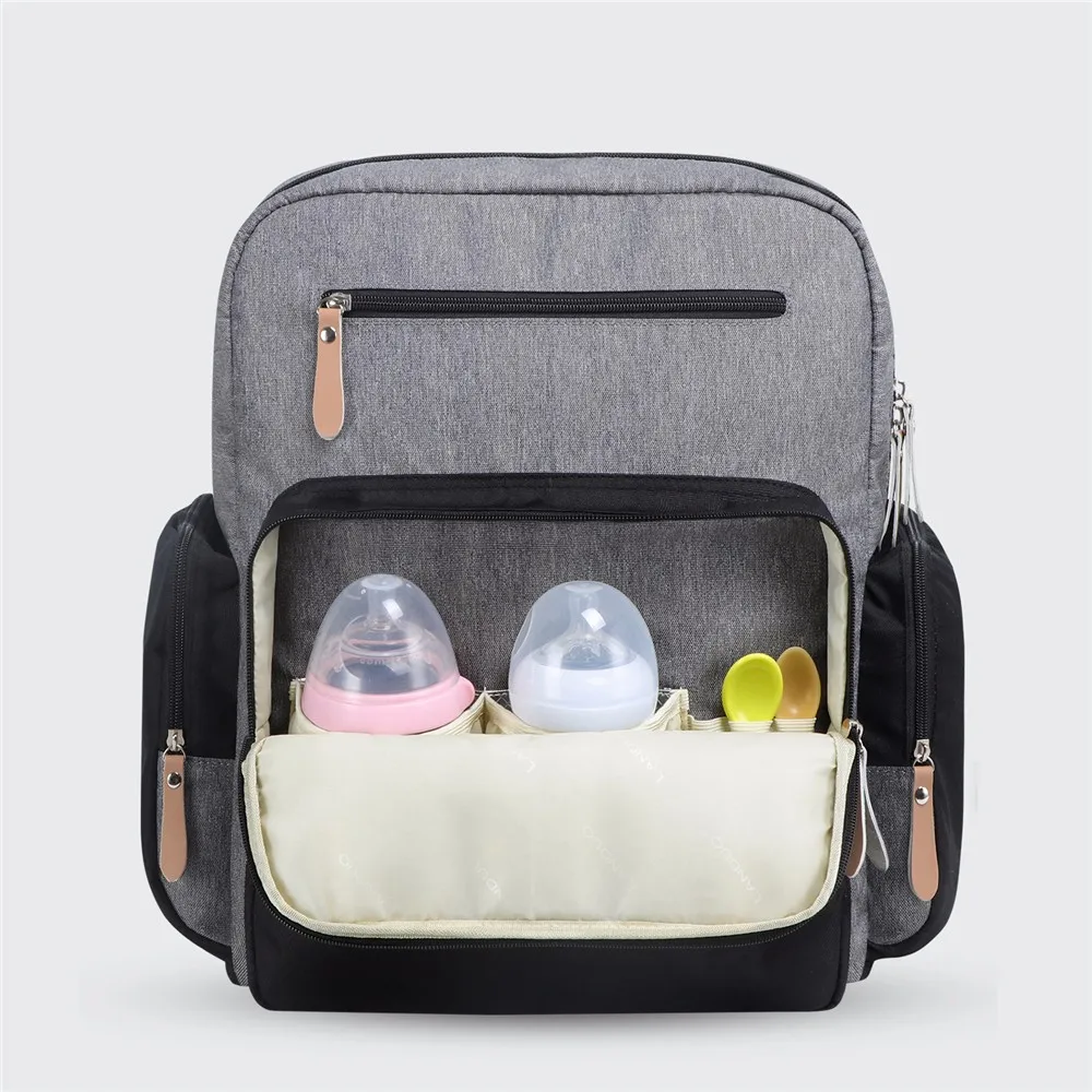 LAND Mummy Bag Mother Bag Large Capacity Twins Baby Bags Nursing Bag Waterproof Outdoor Bag Maternity Backpack for Mom Mommy Bag LAND Mummy Bag Mother Bag Large Capacity Twins Baby Bags Nursing Bag Waterproof Outdoor Bag Maternity Backpack for Mom Mommy Bag