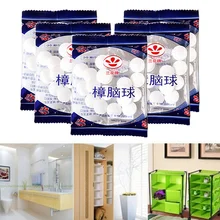 20pcs/bag Natural Camphor Ball Wardrobe Shoe Odor Removal Insect-resistant Moth-proof