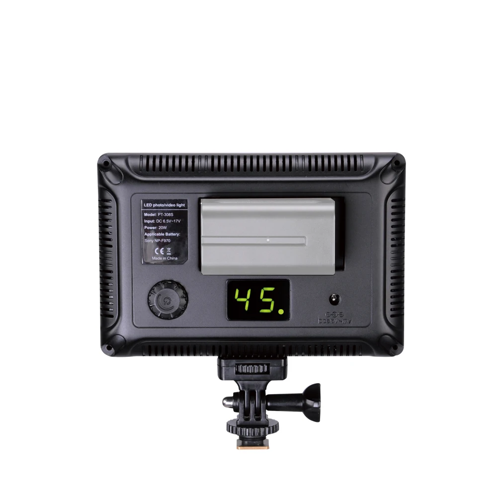 Tolifo-Pt-308S-20w-308-LEDs-Mini-Size-5600K-Daylight-Dimmable-LED-Video-Light-Panel-for (3)