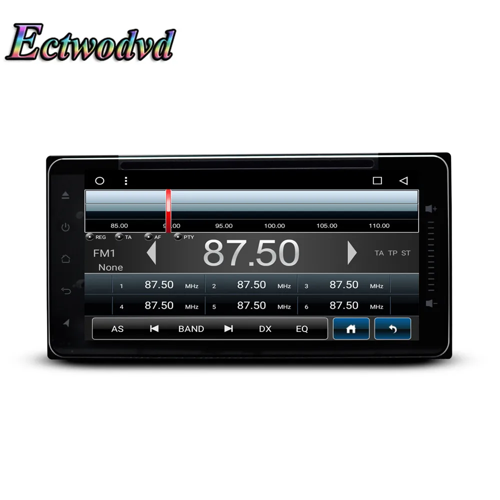 Best Ectwodvd 6.95inch Octa Core Android 8.1 Car DVD GPS Navigation Radio Stereo for Toyota Univesal 2DIN 200*100mm 3