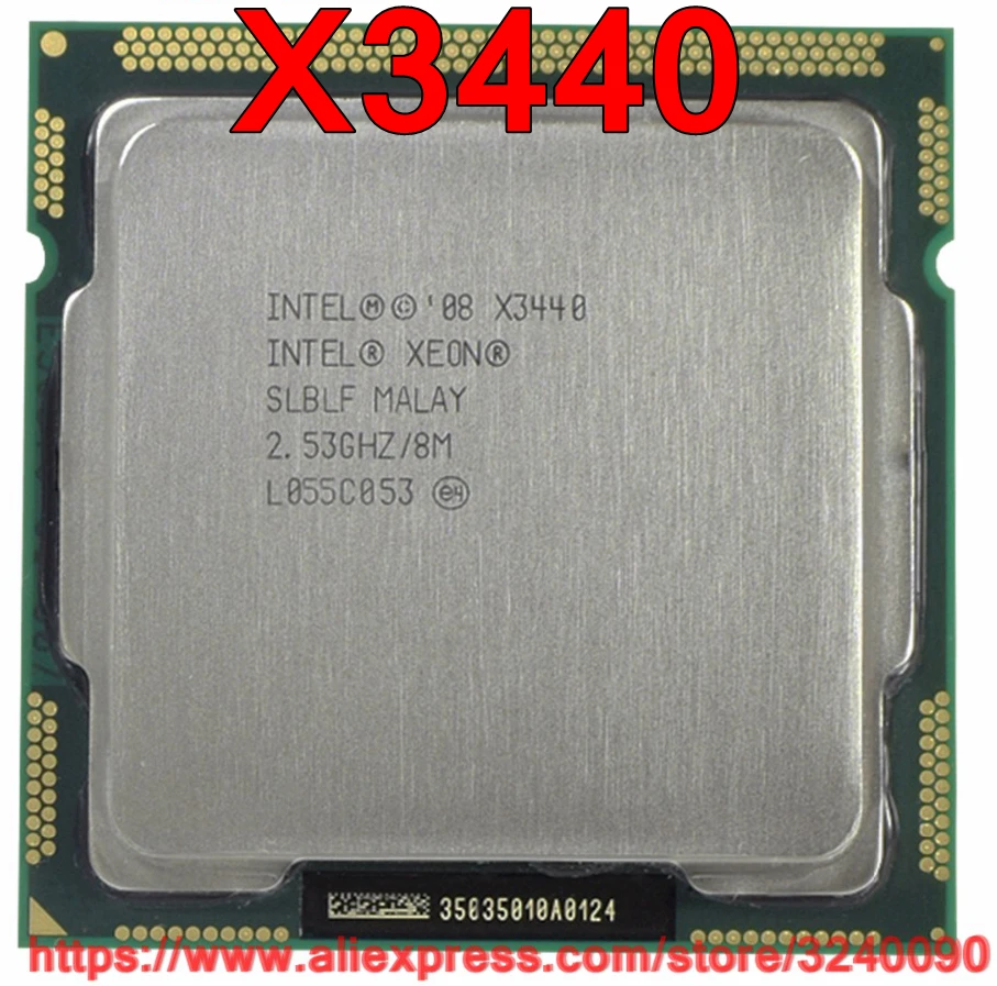 Intel Xeon X3440 Processor Quad Core 2.53GHz LGA1156 8M Cache 95W Desktop CPU Intel Xeon X3440 Processor Quad Core 2.53GHz LGA1156 8M Cache 95W Desktop CPU