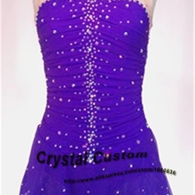 Лед фигурное катание платье для детей новые модные брендовые Фигурное катание Платья для женщин Кристалл Пользовательские dr3589