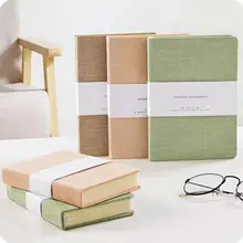 Простой Тканевый блокнот пустой квадратный блокнот студенческий канцелярский бумажный Органайзер офисные и школьные принадлежности