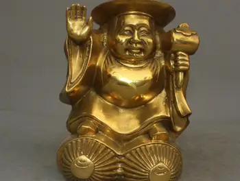 

8" Chinese Art Statue Flying Apsaras The Thief Bronze Statue