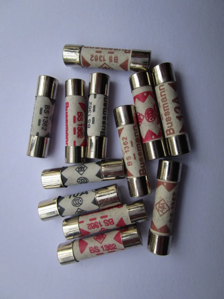 

Ceramic Fuse 13A 6mm x 25mm 13 Amp Bussmann 6x25mm 100 pcs per Lot
