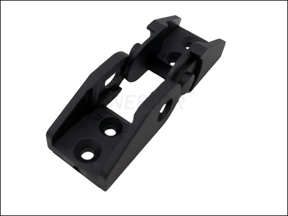JFLO One Pair of 10x10 Towline Drag Chain Joints Bridge non opening end Connectors Plastic Cable Wire Carrier 4