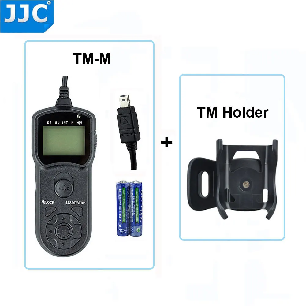 JJC мульти-Функция пульт дистанционного управления с кабелем для спуска затвора держатель проводной таймер с пультом дистанционного Управление для NIKON D7500/D7000/D750/D5500/P7800/D610/D600 - Цвет: TM-M