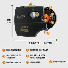 Автоматическое портативное устройство для зацепления, Электрический рыболовный крючок, ярусная подкладка, как