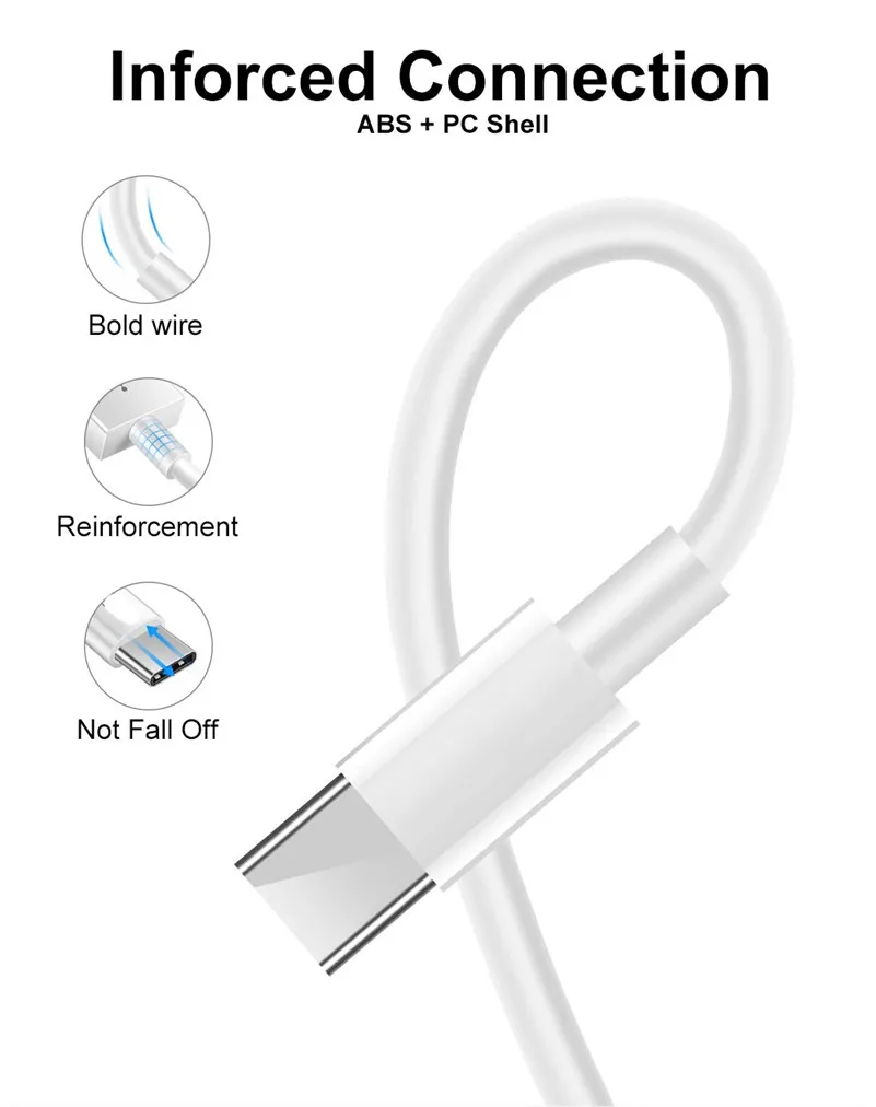 GXE 3 м usb type C кабель для быстрой зарядки для samsung S9 S8 Note9 8 Xiaomi Redmi Note 7 Poco F1 huawei P20 Lite mate 20 pro