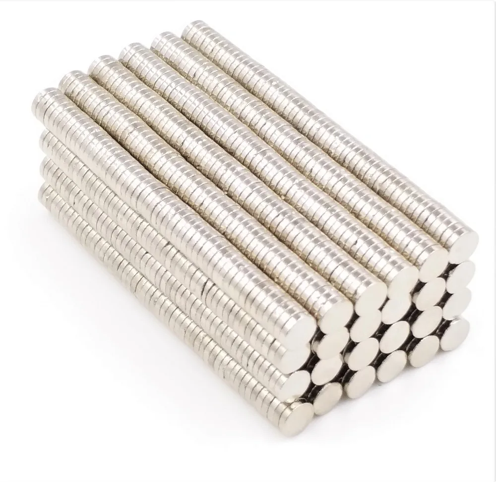

100pcs 4mm x 1mm Small Round Neodymium Disc Magnets Dia N35 Strong Rare Super Powerful Earth Magnet