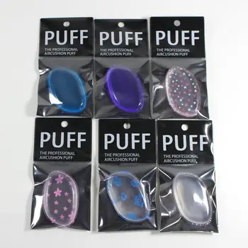 

1000pcs Silicone sponge Silisponge blender cosmetic makeup puff retail pkg