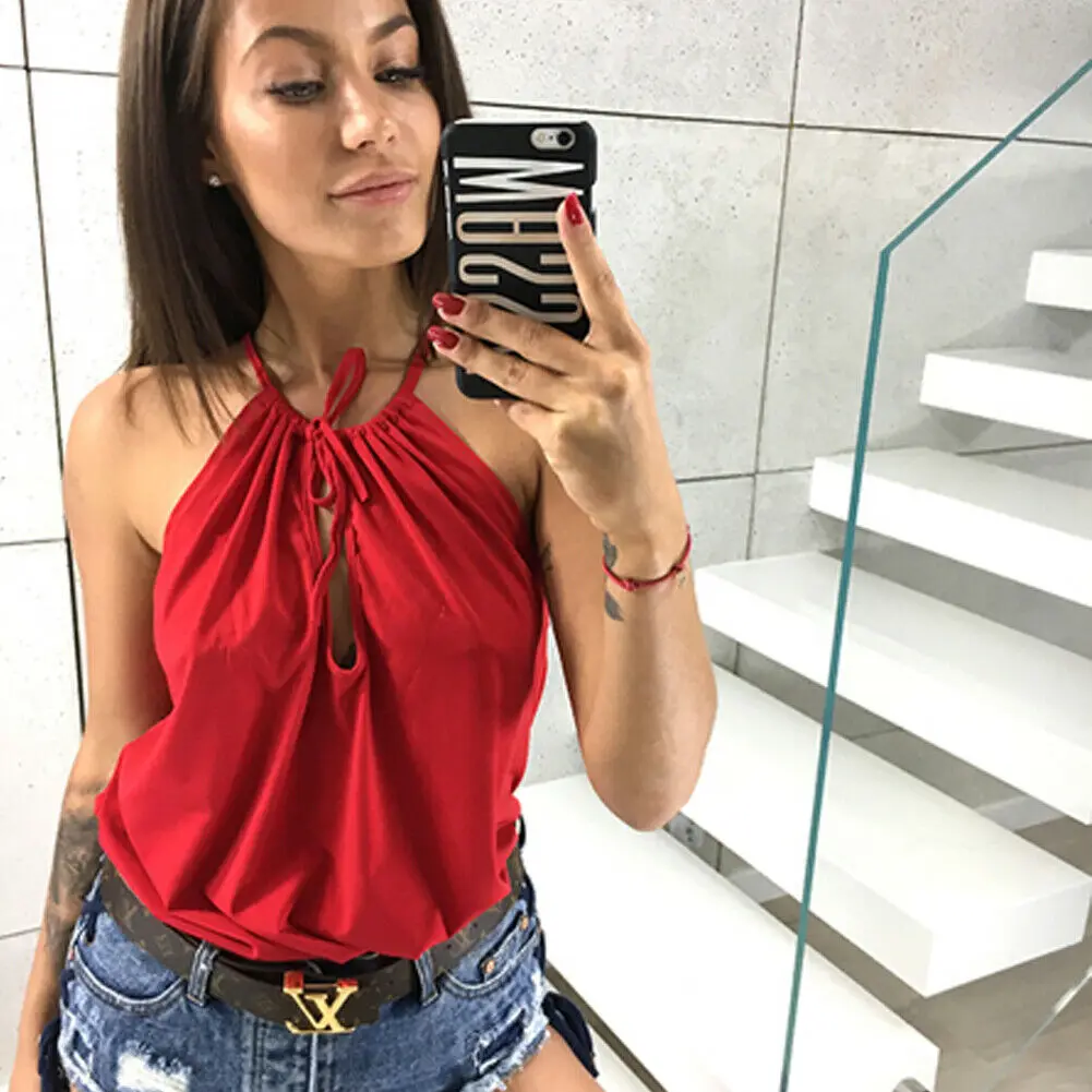 

NEW Summer Fashion Women Sexy Casual Tank Top Vest Sleeveless Summer Shirt Top Cami Top