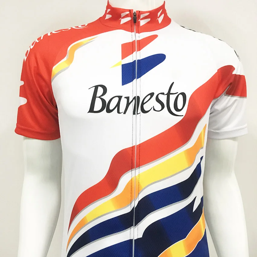 Nueva camiseta de Ciclismo de verano Retro colorida para hombre MTB o Ciclismo de carreras de carretera Ropa de Ciclismo de manga corta Ropa Ciclismo Maillot