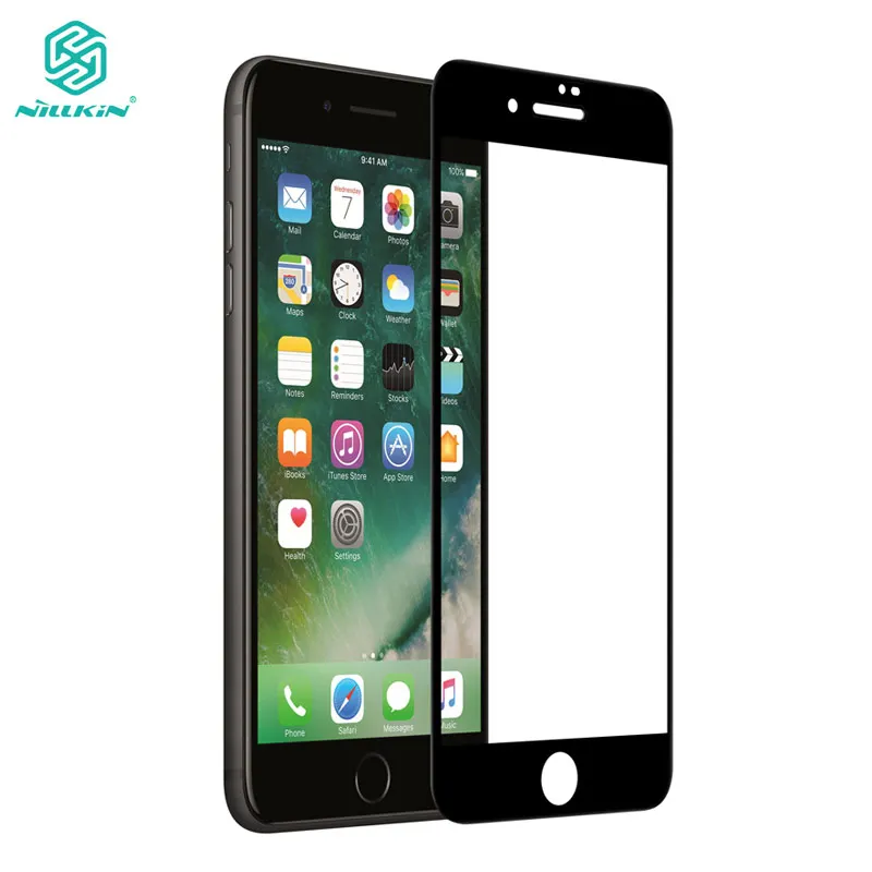 Acheter En Verre trempé pour iPhone 8 Verre Nillkin XD + Anti Éblouissement 3D Sécurité De Protection Écran Protecteur Pour iPhone 8 8 plus X 7 7 Plus