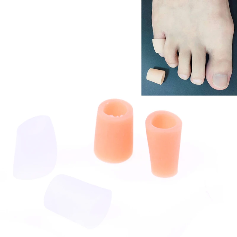 

Silicone Gel Finger Toes Protective Pad Hallux Valgus Bunion Calluses Corns Paronychia Blister Toes Care Pain Relief Inserts