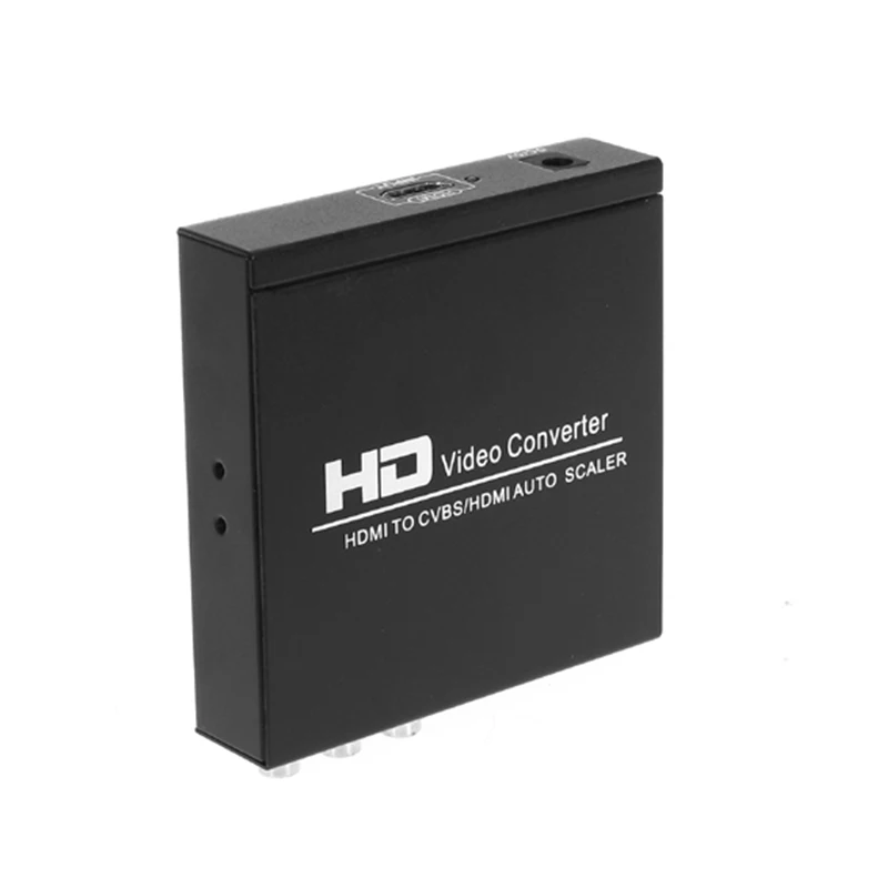 HDMI К AV RCA HDMI 1080P конвертер скейлер сплиттер для PS4 Apple tv DVD STB(HDMI и RCA выход одновременно поддерживается