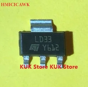 Новинка 100% LD33 LD1117S33TR LD1117S33 1117-33 1117-3 3 SOT-223 100 шт./лот | Электроника