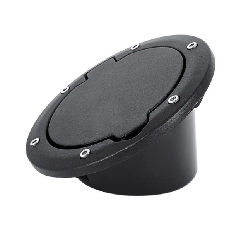 For 07-16 Jeep Wrangler JK Black Fuel Filler Door Cover Gas Tank Cap 2//4 Door