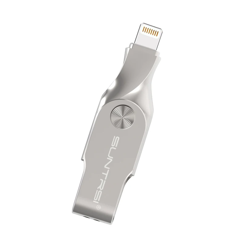  Suntrsi USB Flash Drive for iphone 6 7 ipad MFI Pendrive 64GB USB Stick 32GB Pen Drive USB 3.0 Ligh