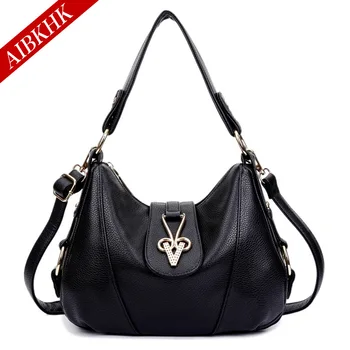 

030418 new hot women handbag female leather shoulder bag
