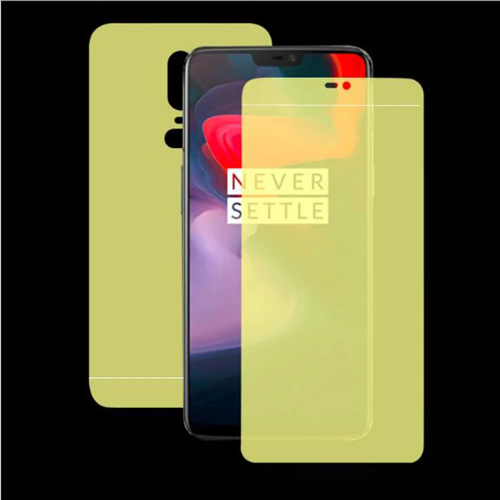 

One plus Hydrogel for Oneplus 6T 6 5 5T 3T 3 Full Coverage Front and back Screen Guard Self-healing Nano Protective Film