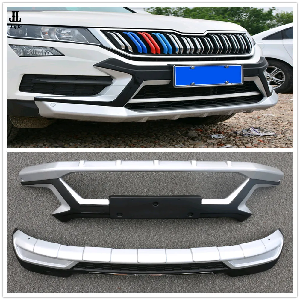 

Front Bumper Rear Bumper Cover Trim Molding ABS Front Bumper Lower Guard Cover For Skoda Kodiaq 2017 2018