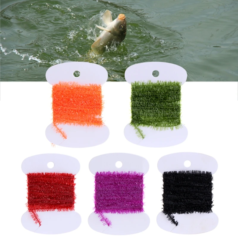 Flash Fly Tying Material Fishing Lure Making DIY Craft Tackle Tool