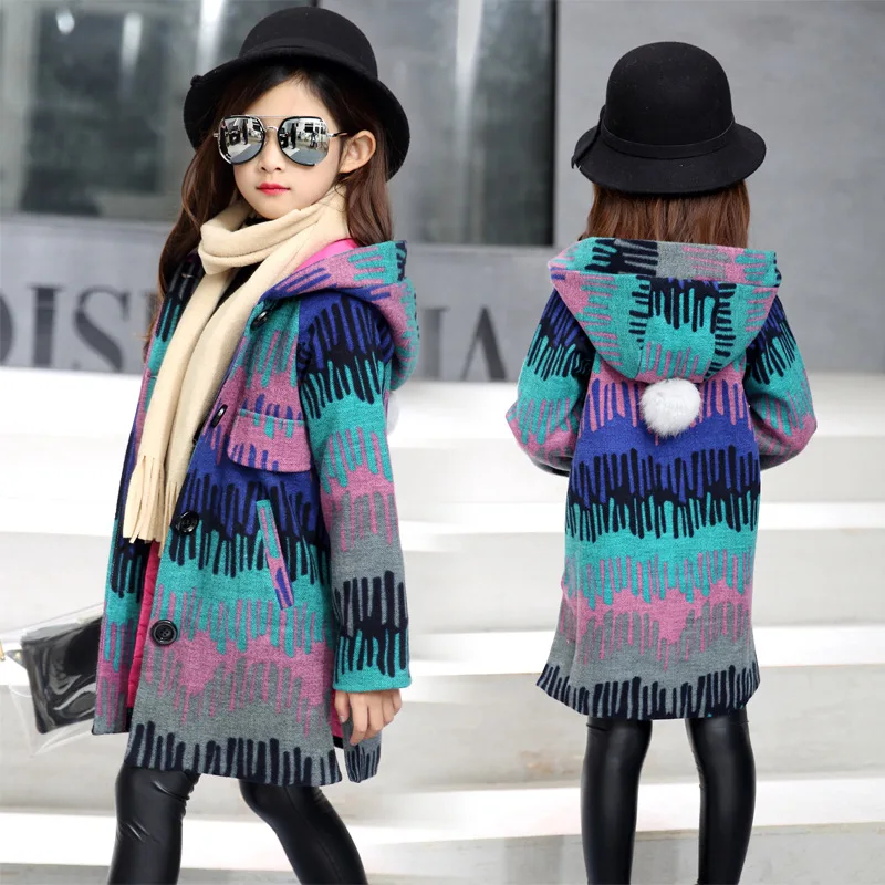 2018 New Autumn Winter Girls Jacket Children Clothes fashion Jackets Long Warm Clothing Kids Coats Hooded Outwear For Girl 2018 New Autumn Winter Girls Jacket Children Clothes fashion Jackets Long Warm Clothing Kids Coats Hooded Outwear For Girl