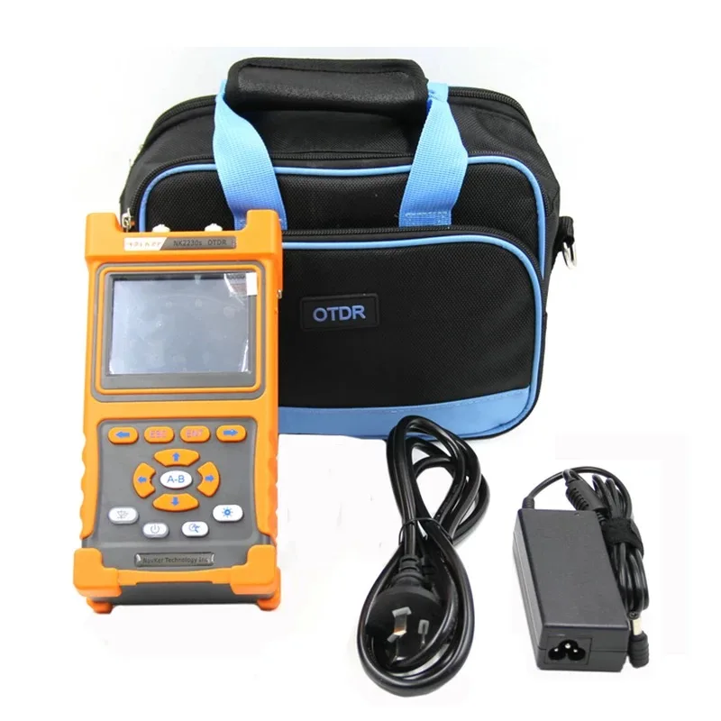 OTDR 1310/1550nm 30/28dB интегрированный VFL Сенсорный экран оптический измеритель