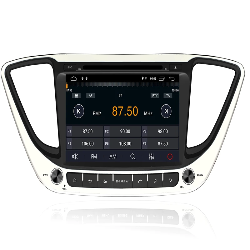 Clearance Android 9.0 4+32 octa core Car DVD player GPS Navigation multimedia for Hyundai Verna 2016 2017 2018 autostereo tape recorder 1