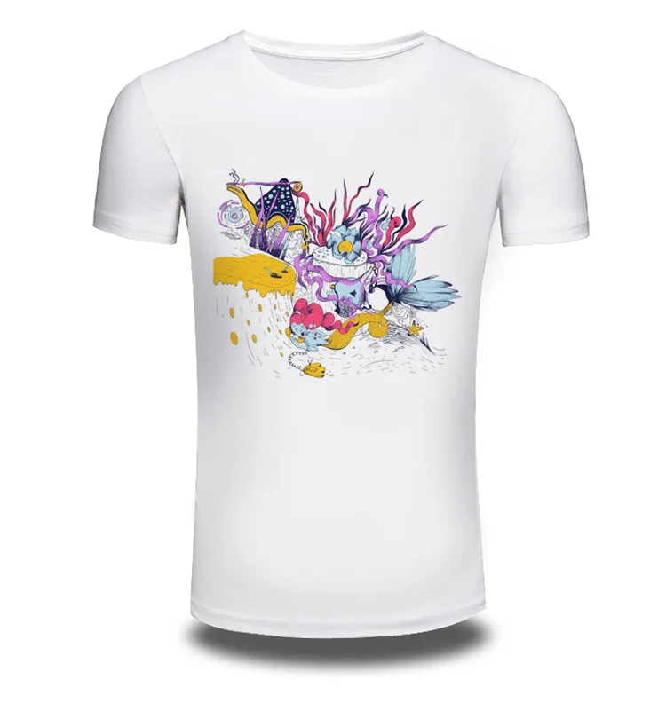 2017 brand clothing аниме 3d печати мужчины с коротким рукавом футболка Топ Рубашки