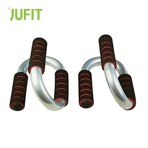 

JUFIT Push-Up Bars Stable S-shaped Steel Pushup Stands with Foam Gym and Home Training Fitness Exercise Training Chest Bar