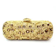Sparkly Handmade Kristall Bankett Handtasche Strass Kristall Kupplung Abendtaschen Online Günstige gold grün Handtasche 88273