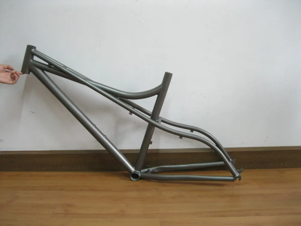 Best Titanium Cruiser Bike Frame Hot Sale Titanium Newsboy Bicycle Frames with Sand blasting Finished XACD Ti Bike Frames 1