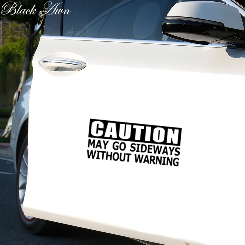 

Caution May Go Sideways Without Warning Sticker Funny JDM Drift Car Window D030