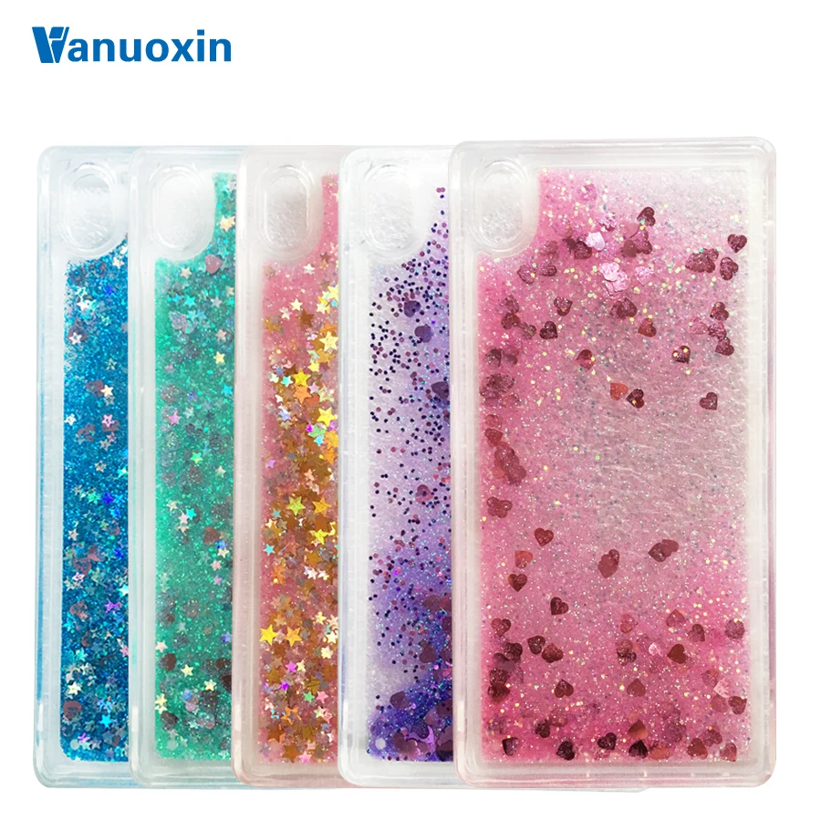 

Vanuoxin Liquid case For coque Sony Xperia Z5 case For Sony Xperia Z5 covers Glitter Dynamic Soft TPU phone case for Sony Z5