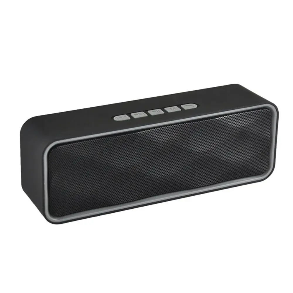 SC211 Bluetooth динамик стерео портативный мультимедийный ноутбук USB динамик TF/U диск бас пистолет Поддержка Bluetooth телефон - Цвет: grey