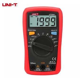 

Palm Size Digital Multimeters UNI-T UT33C+ Professional Electrical Handheld Tester LCR Meter Ammeter Multitester -40-1000C